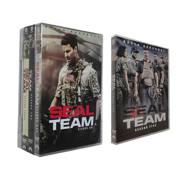 SEAL TEAM Seasons 1-5 DVD 24-Discs The Complete Series Fast Shipping Brand New i - Picture 1 of 2